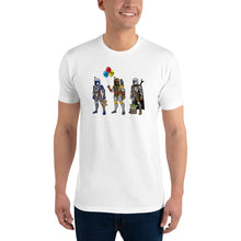Load image into Gallery viewer, stelekon mandalorian t-shirt, stelekon t-shirt, stelekon art, Mandalorian t-shirt, jango fett t-shirt, boba fett t-shirt, clothes, nerd clothes, geek clothes, gamer clothes, esports clothes, comic con clothes, comic book, star trek, star wars, comics, star wars clothes, stormtrooper t-shirt,  star wars t-shirt, nerd t-shirt, nerdcore